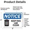 Signmission Safety Culture Sign, 5 in Width, Vinyl Decal, Rectangle OS-2PACK-NS-D-35-L-13876 - alternate 6